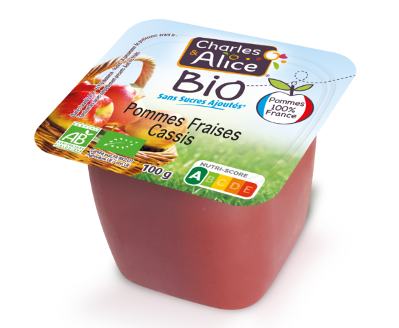 Pommes Fraises Cassis Bio