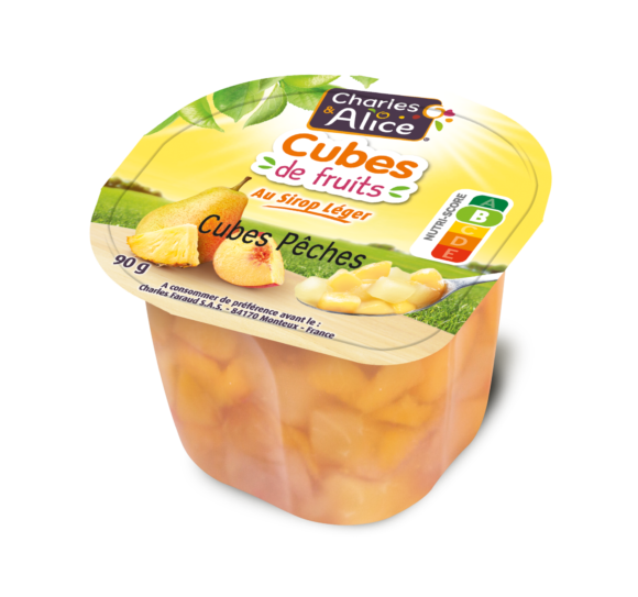 Cubes de Pêches